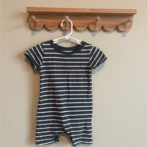 Mini Mioche Striped Baby Romper